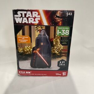 Star Wars Kylo Ren 5 Ft Inflatable with Red Lightsaber